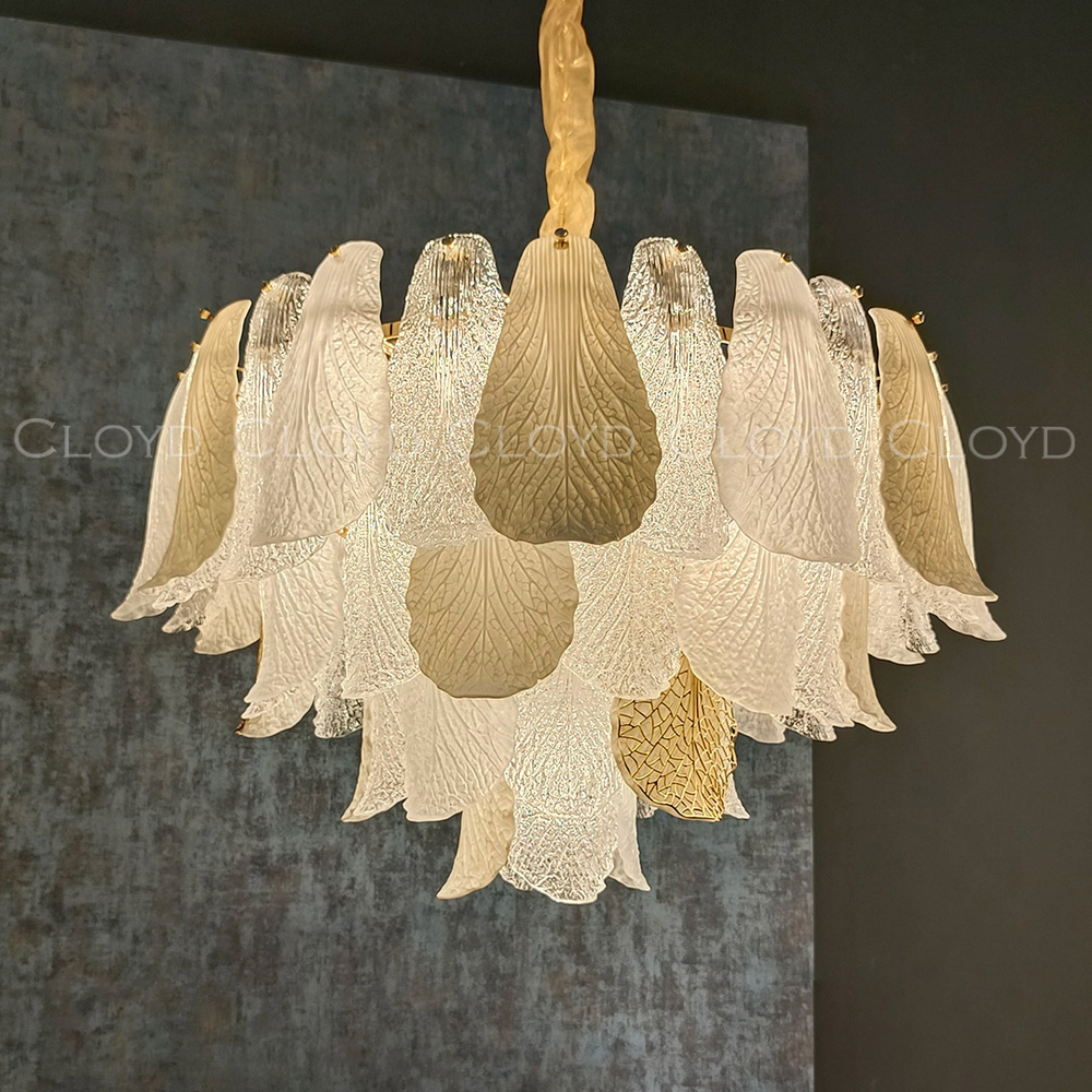 Люстра Cloyd CARDAMON C13 / Ø60 см - керамика - золото (арт.11507)