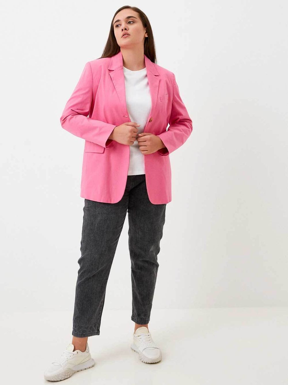 Джинсы на резинке больших размеров