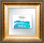 Зеркало настенное в раме 35x35