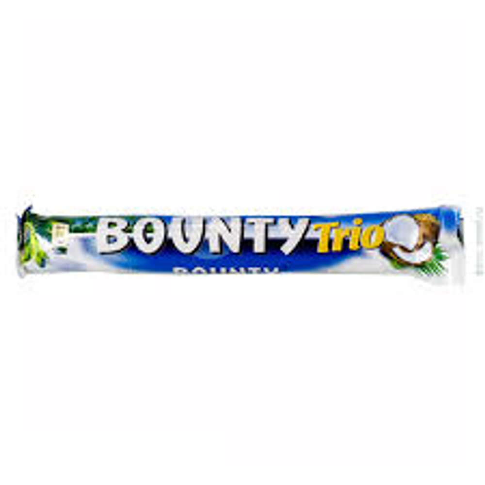 Батончик шоколадный Bounty trio 82,5г