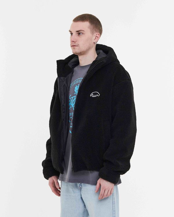 Куртка Comfy Sherpa SS23 Черная - фото 3