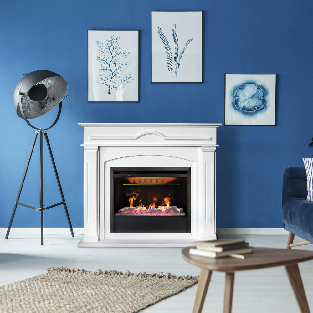 Каминокомплект Real Flame Mirra 26 WT с очагом 3D Helios 26 SBG