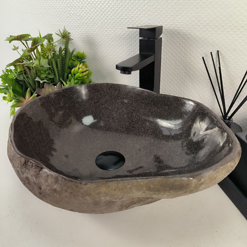 Раковина из речного камня RS-64936 46*37*15 0861