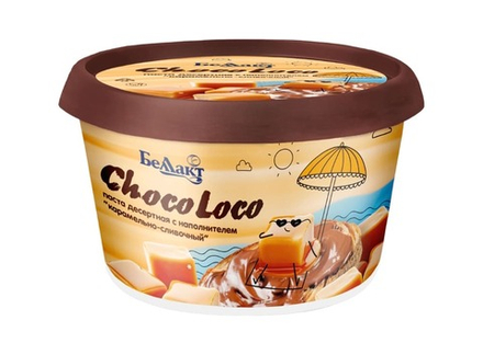 Паста десертная "ChocoLoco" Карамельно-сливочная 250г. Беллакт
