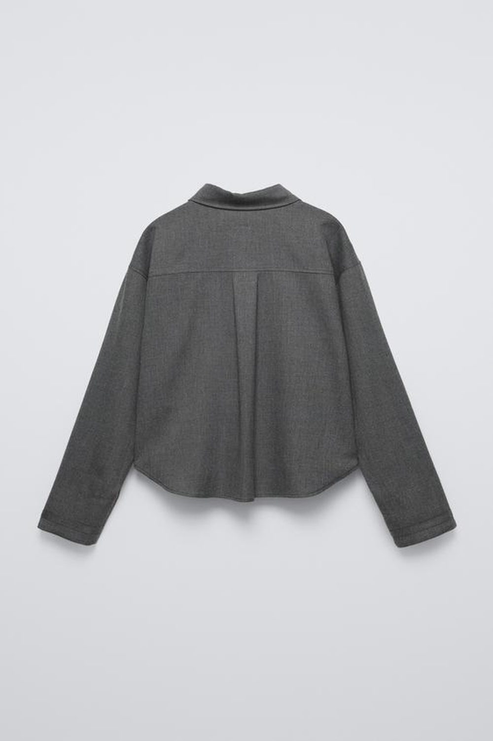 ZARA РУБАШКА С БАНТАМИ, АНТРАЦИТОВО-СЕРЫЙ