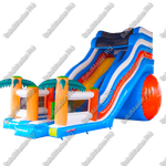 Надувной батут-горка "Супер-волна" 13*6*8 м