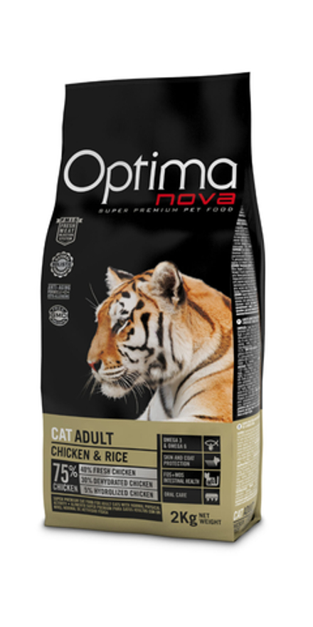 Optima Nova Cat Adult (Курица и рис)