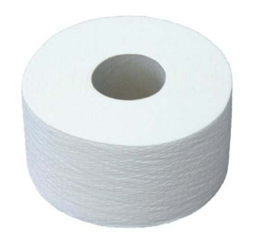 Туалетная бумага 200 метров, 2 слоя, белая, 100% целлюлоза, H=90мм