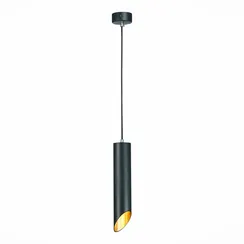 ST152.403.01 Светильник подвесной Черный GU10 1*50W  IP20 D60xH300 220V Без ламп Подвесные светильники