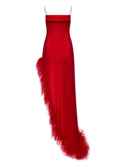 Шелковое платье на бретелях