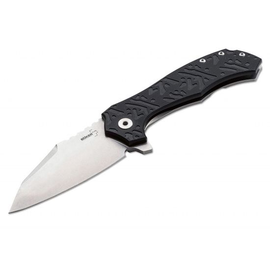 Складной нож Boker 01BO766 CFM-A1 c клинком из стали Sandvik™ 14C28N, рукоять G10 / Stainless Steel