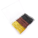 Шпильки в наборе IPARIKMAHER волнистые три цвета 60 мм 150 шт