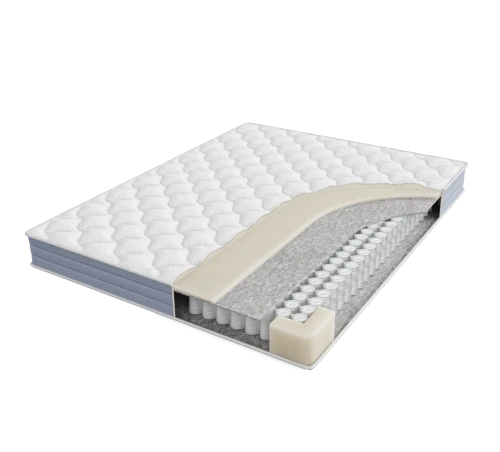 Матрас BuySleep, 18 см, средняя жесткость, независимые пружины