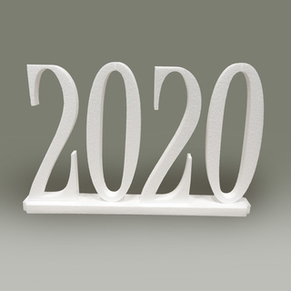 9 Цифры 2020 на подставке