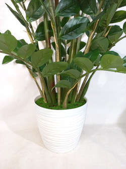 Замиокулькас искусственный 130см в кашпо
