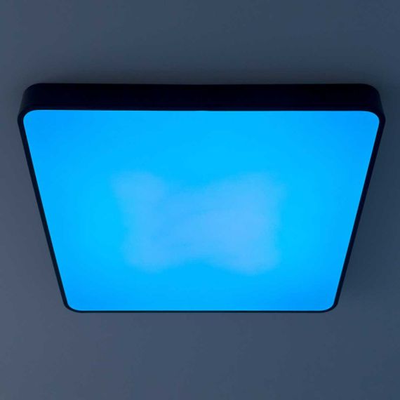 Потолочный светодиодный светильник с пультом ДУ Citilux Купер RGB Черный CL724K105G1