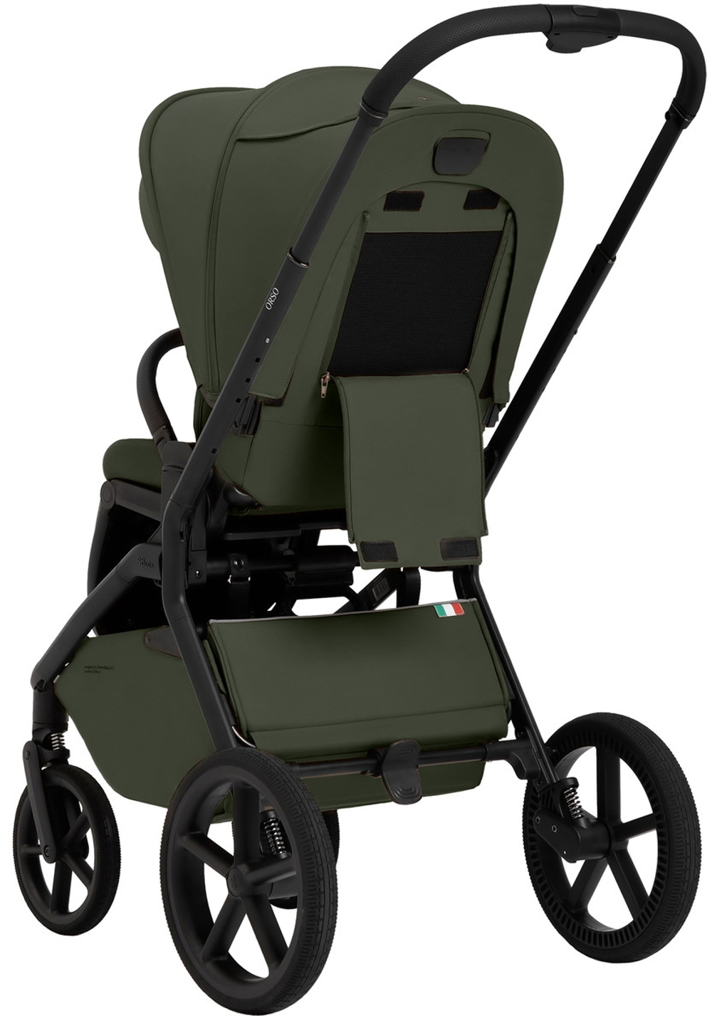 Коляска 4 в 1 Sweet Baby SBL Orso New + автокресло Elegante Plus с базой i-Size ISOFIX DK780 New Dark Green