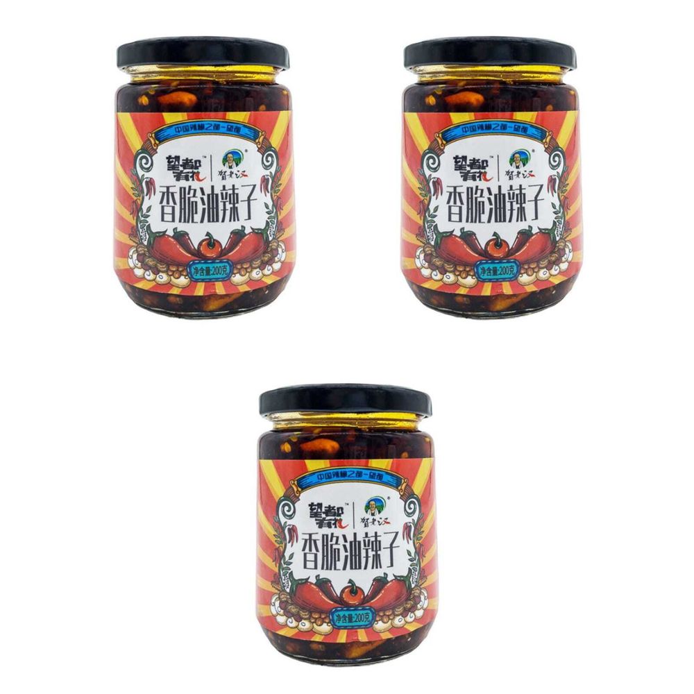 Соус Boss He с чили перцем и арахисом, 200 г, 3 шт