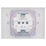 SKANDY Розетка 2-местная и крышкой 16А в сборе IP44 SK-R12W арктический белый IEK