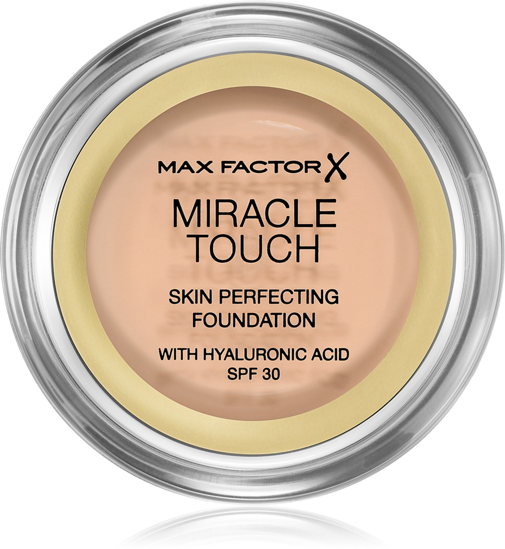 Max Factor Miracle Touch - Увлажняющий тональный крем SPF 30 оттенок 040 Creamy Ivory, 11 g