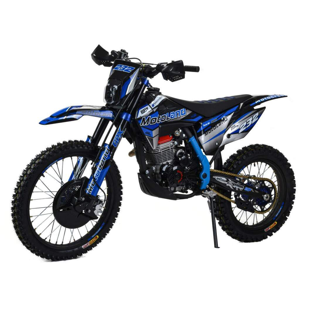 Кроссовый мотоцикл Motoland XT300 HS (175FMM 4V) Синий 21/18