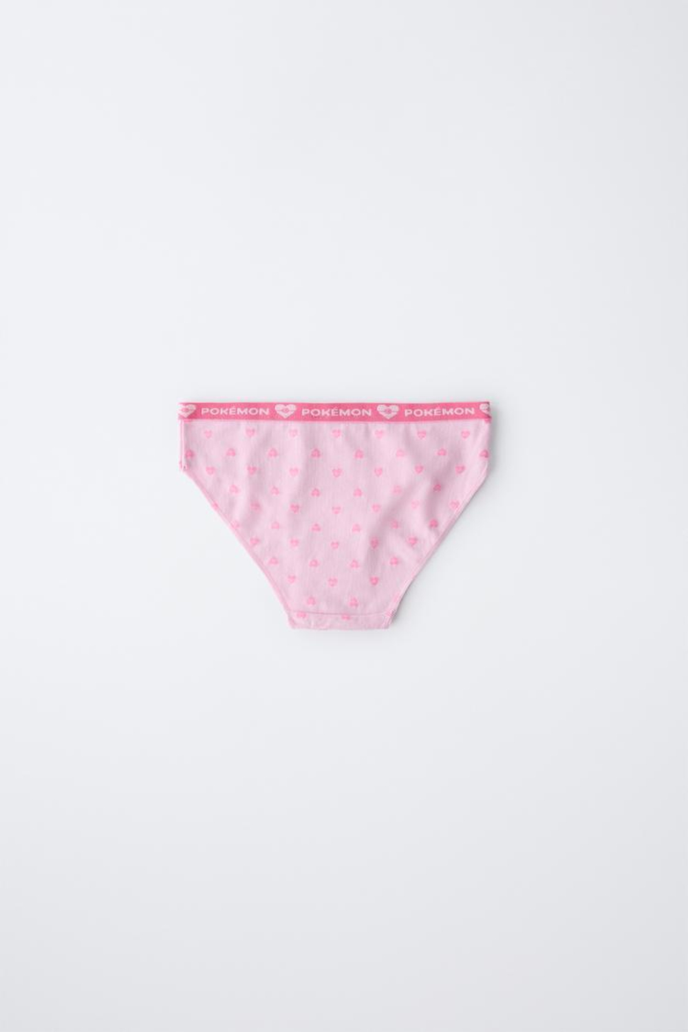 ZARA НАБОР ИЗ ТРЕХ ТРУСОВ С ПРИНТОМ PIKACHU POKÉMON ™, РОЗОВЫЙ
