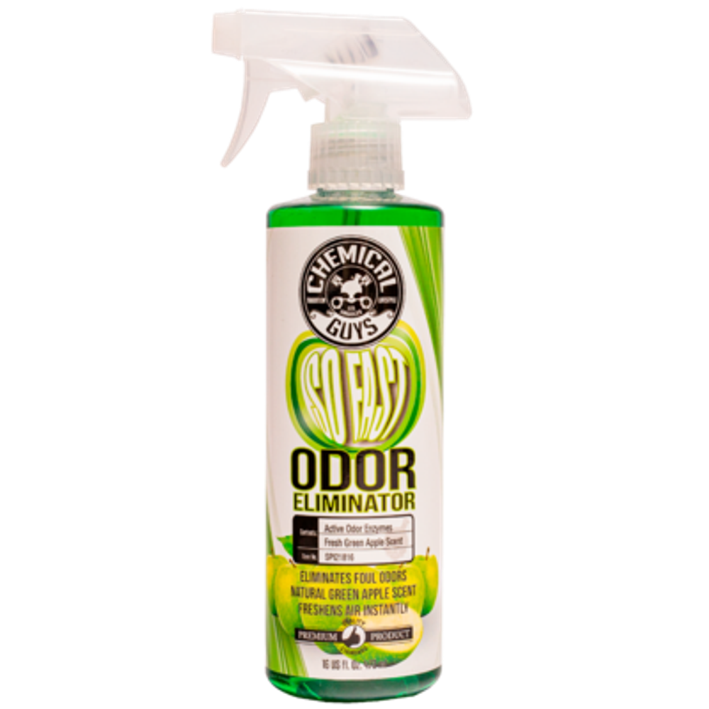 Chemical Guys "So Fast Odor Eater" Освежитель воздуха и уничтожитель бактерий с ароматом зел/яб 473м
