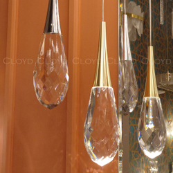 Подвесной светильник Cloyd IONIC P1 / выс. 32 см - золото (арт.11564)