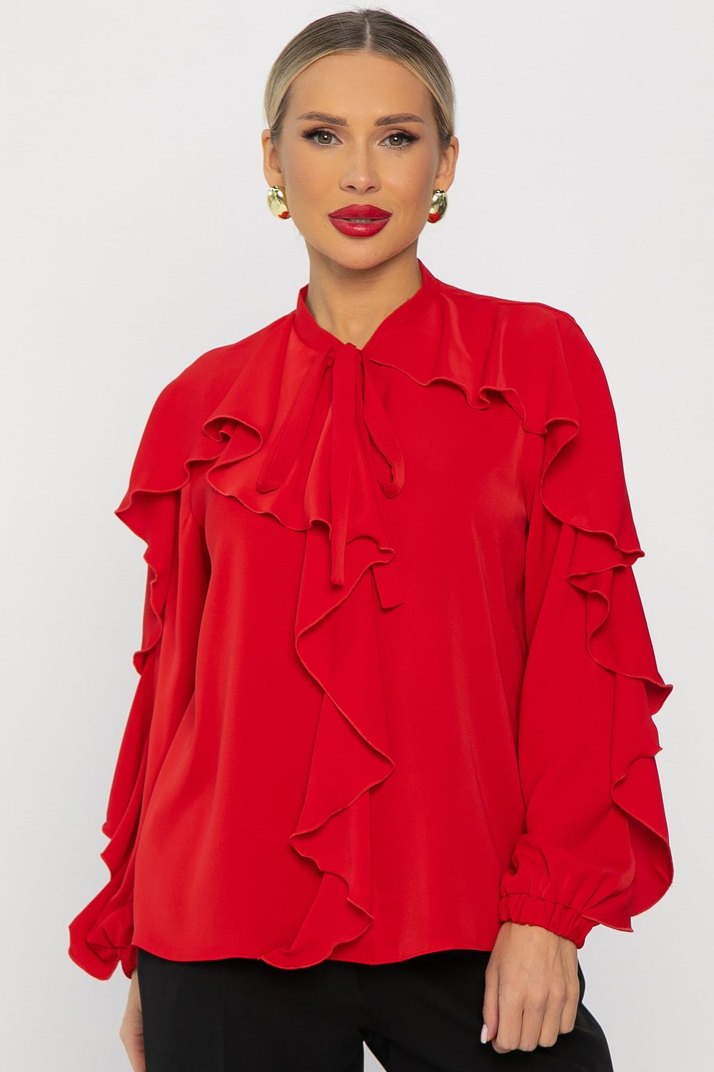 Блуза Дыхание весны (красная) Б14926-5М LT Collection