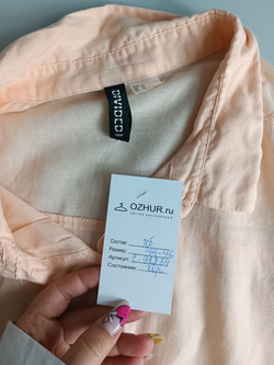 Блузка H&M персиковая 44-46 размер