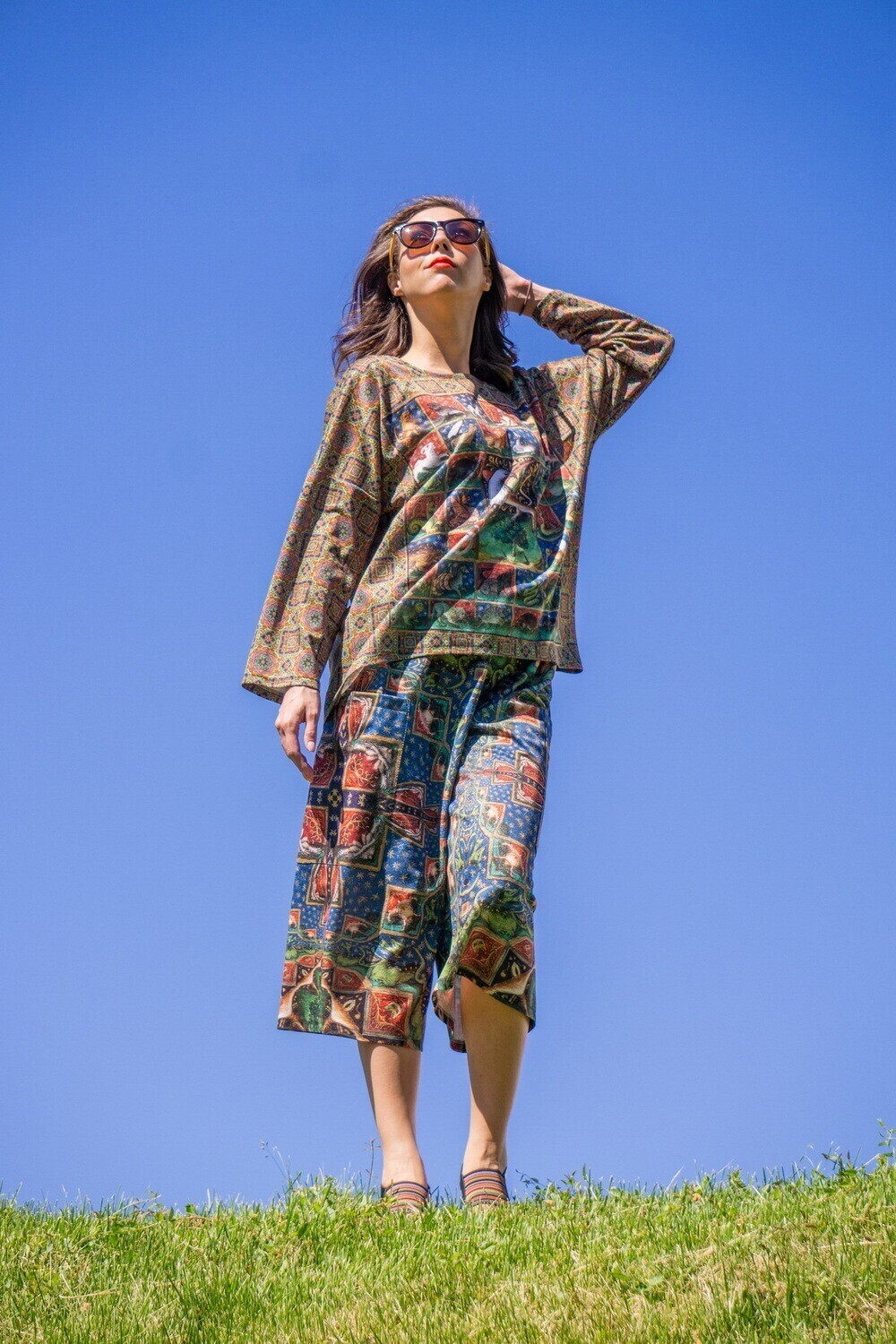 Брюки-кюлоты "Бестиарий"