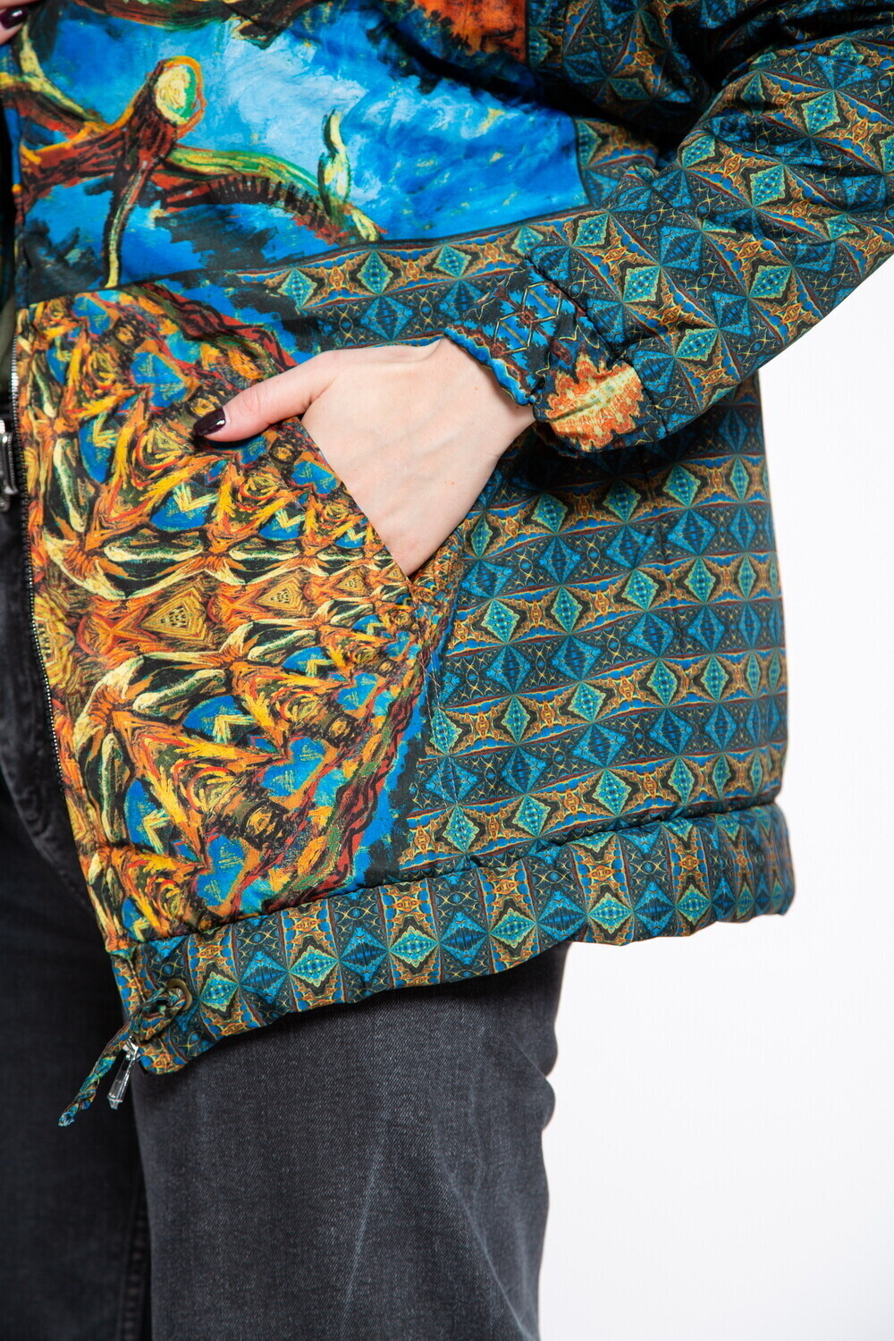 Куртка "Подсолнухи", по мотивам картины Ван Гога "Подсолнухи (F452)