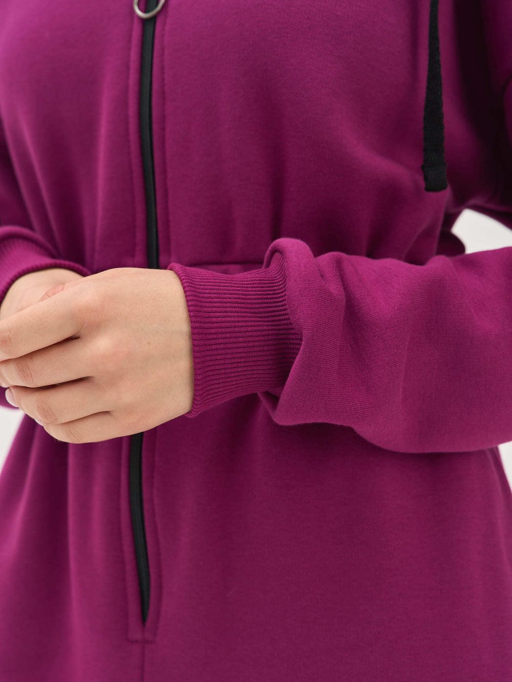 Комбинезон оверсайз "Слива" женский утепленный