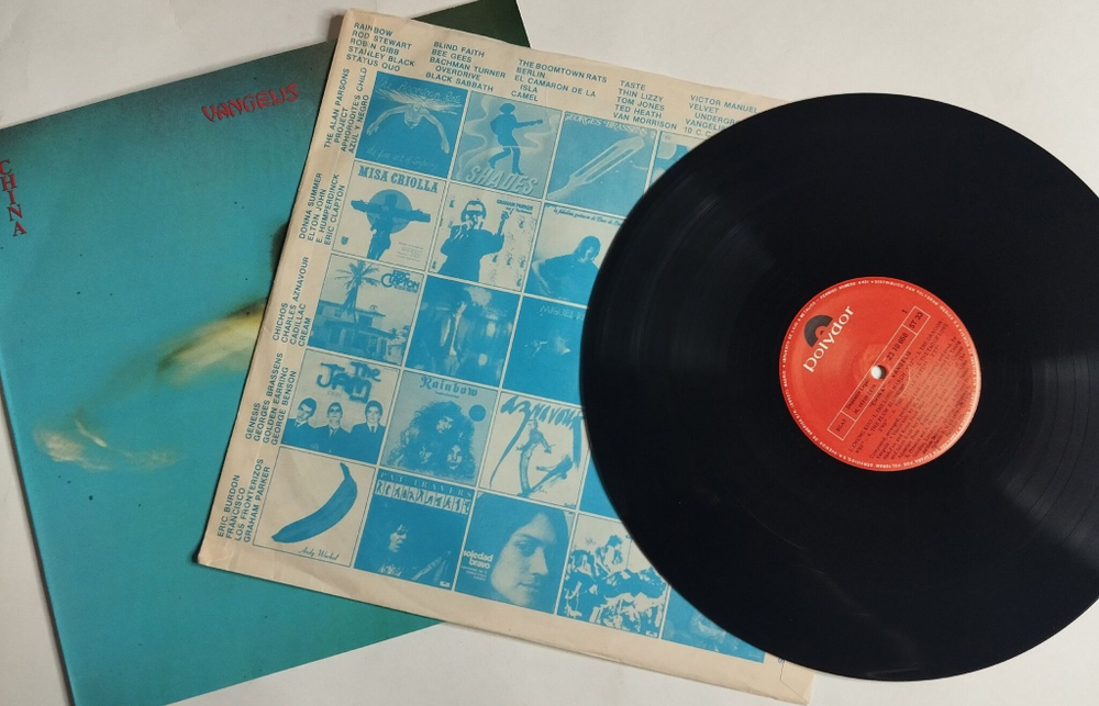 Винтажная виниловая пластинка LP Vangelis China (Spain 1979)
