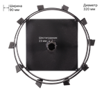 Грунтозацеп с кронштейном для мотокультиватора HUTER GMC-7.0, GMC-7.5 (шестигранник 23 мм) (2 шт.)