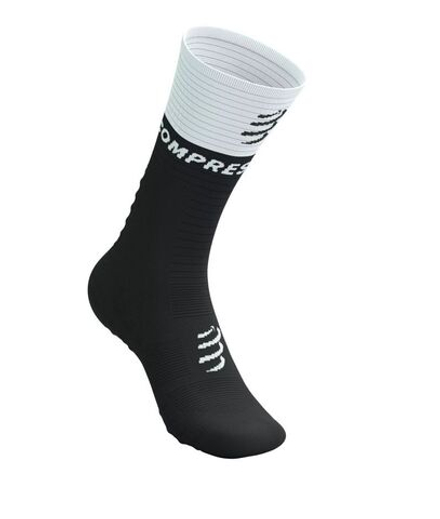Теннисные носки Compressport Mid Compression v2.0 1P - black/white