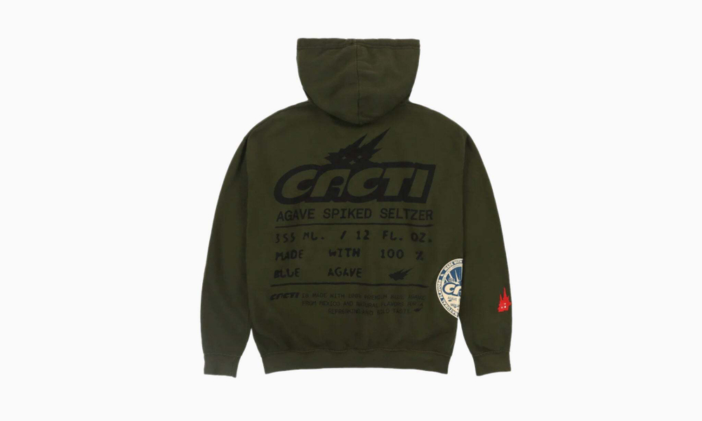 Travis Scott Cacti Mono Seal Hoodie "Green"