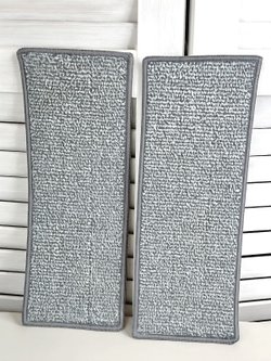 Ведро для мытья полов 4+4л с отжимом, шваброй, 2 насадки в комплекте