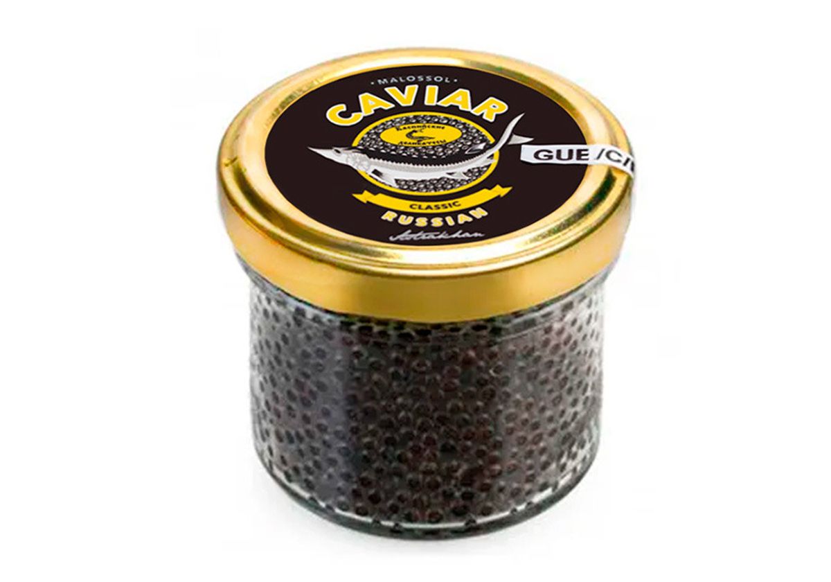 Икра черная осетровая классик Caspica, 80г