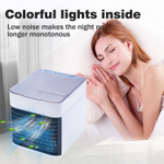 Мини вентилятор увлажнитель, белый, 50 мл/ч, объем 0.5 л