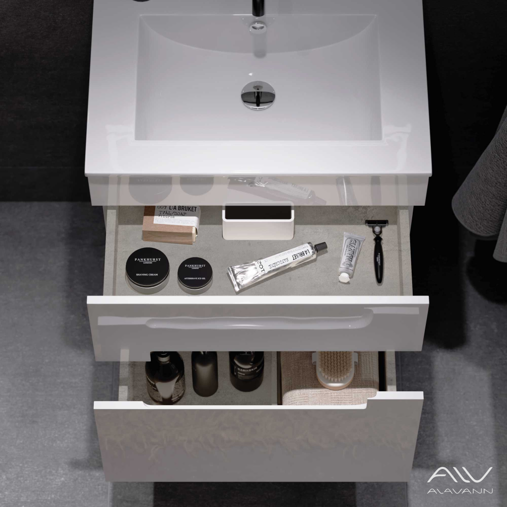 Тумба с раковиной Rita 60 белая