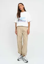 Брюки Kefirmaykifer Карго бежевые