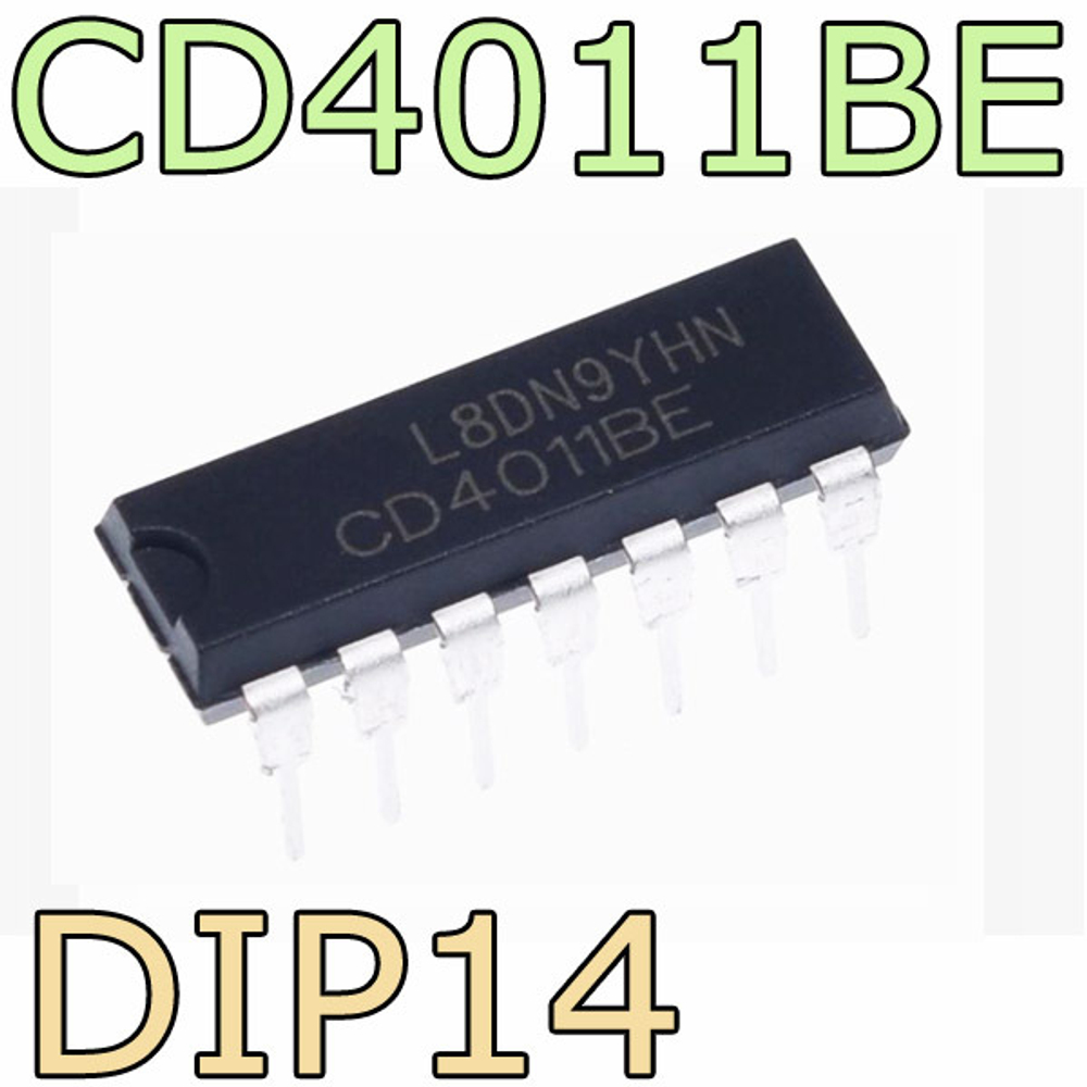 Микросхема CD4011BE DIP-14