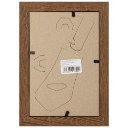 Фоторамка Image Art С22 МДФ универсальная 10х15 цвет мокко вставка прозрачный пластик