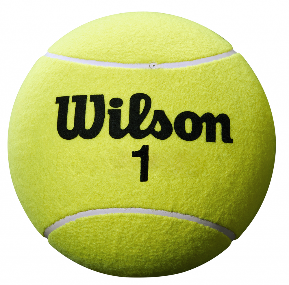 Мяч для автографов  Wilson Roland Garros Jumbo Ball - yellow + marker