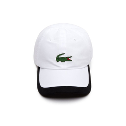 Теннисная кепка Lacoste Sport Contrast Border Lightweight Cap - white/black