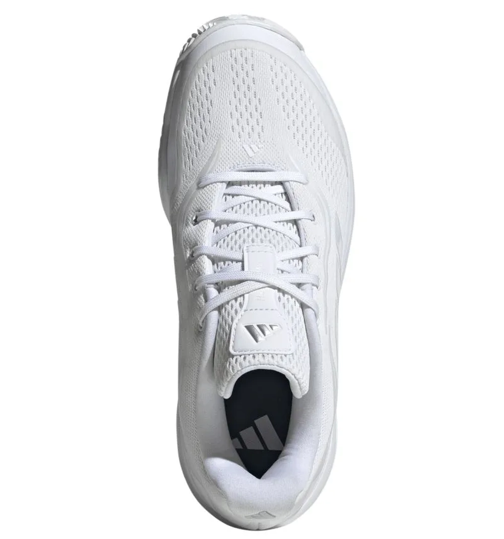 Женские Кроссовки теннисные Adidas Avaflash 2 - cloud white/cloud white/silver metallic