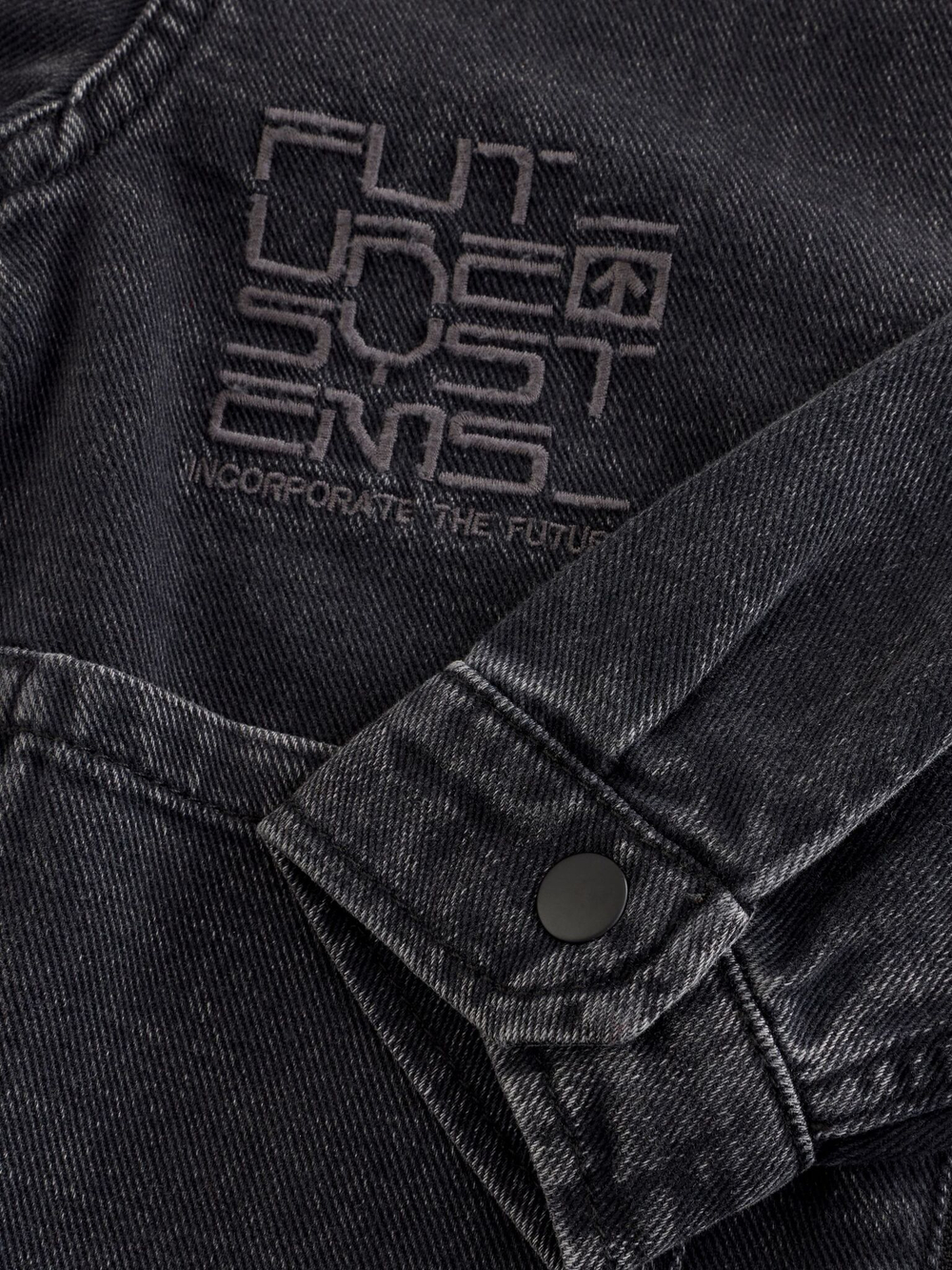 Рубашка джинсовая для мальчика Next B12-114, Черный