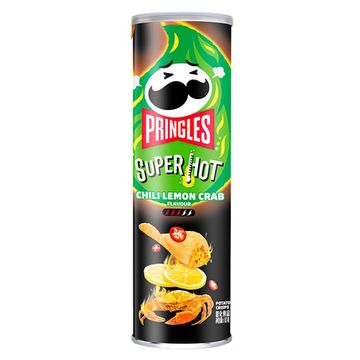 Чипсы Pringles Xhilli Lemon Crab со вкусом краба с лимоном и перцем чили, 110 г (Китай)