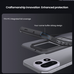 Чехол прозрачный тонированный для OnePlus 15, серия CamShield Pro Case (Transparent black) от Nillkin